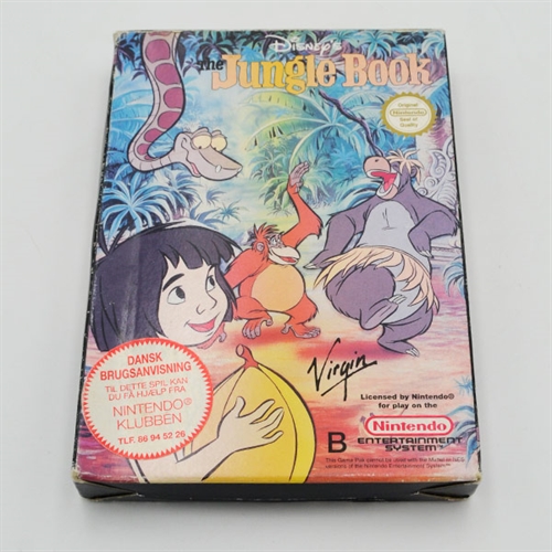 Disney the Jungle Book - NES SCN - Spil og Boks (A Grade) (Genbrug)